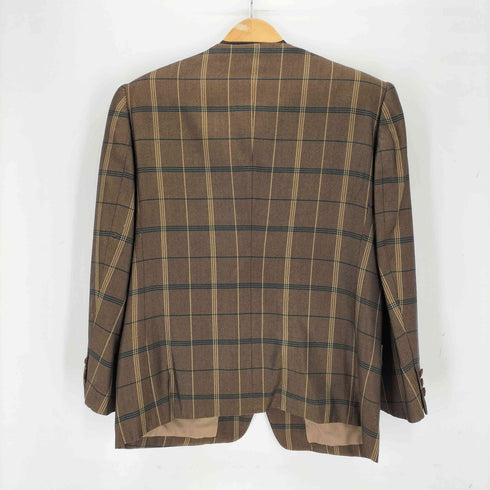 バーバリーズ BURBERRYS ウールシルク混紡 ノーカラージャケット レディース  13BR